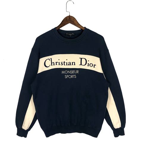 blue dior sweatshirt|Dior sweatshirt vintage.